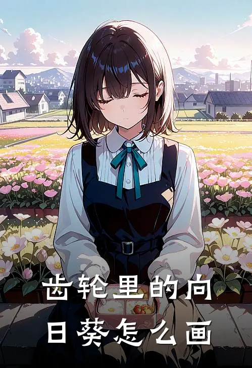 齿轮里的向日葵怎么画