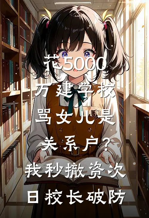花5000万建学校骂女儿是关系户?我秒撤资,次日校长破防