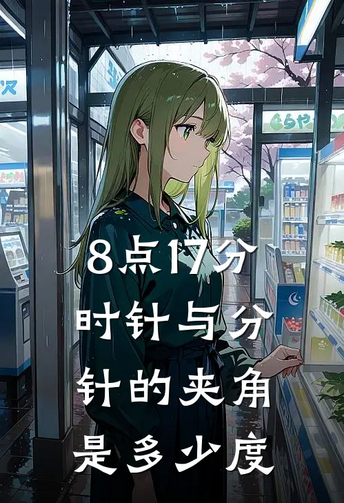 8点17分时针与分针的夹角是多少度