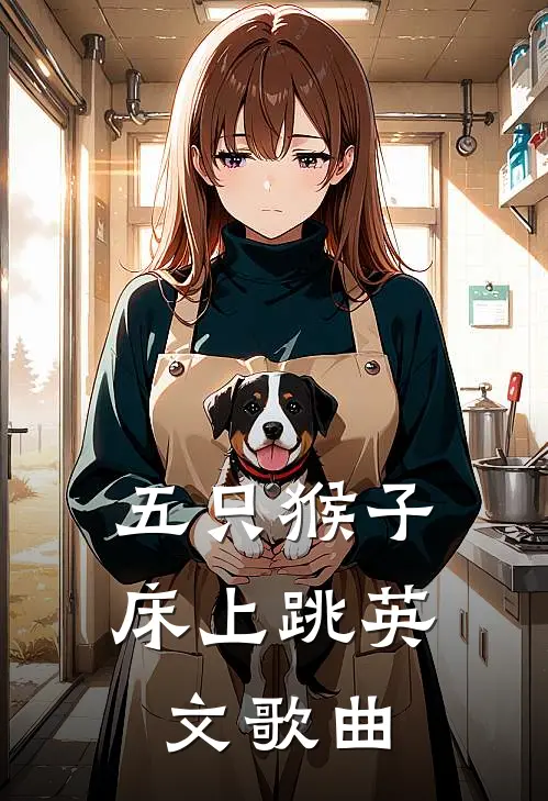 五只猴子床上跳英文歌曲