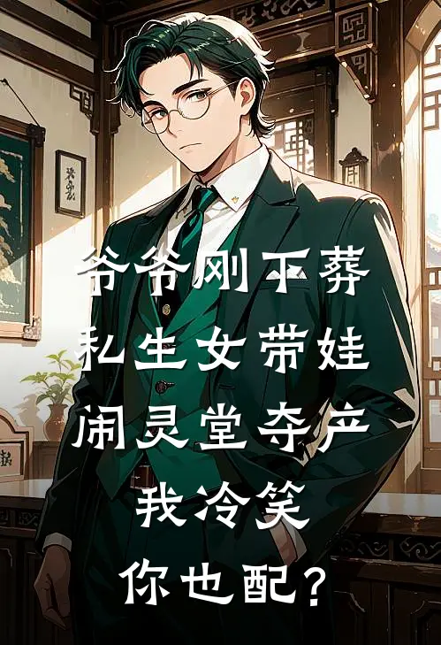 爷爷刚下葬，私生女带娃闹灵堂夺产，我冷笑：你也配？